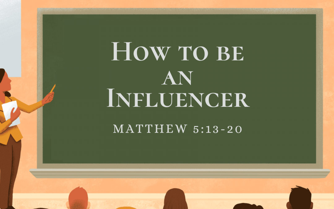 How to Be an Influencer