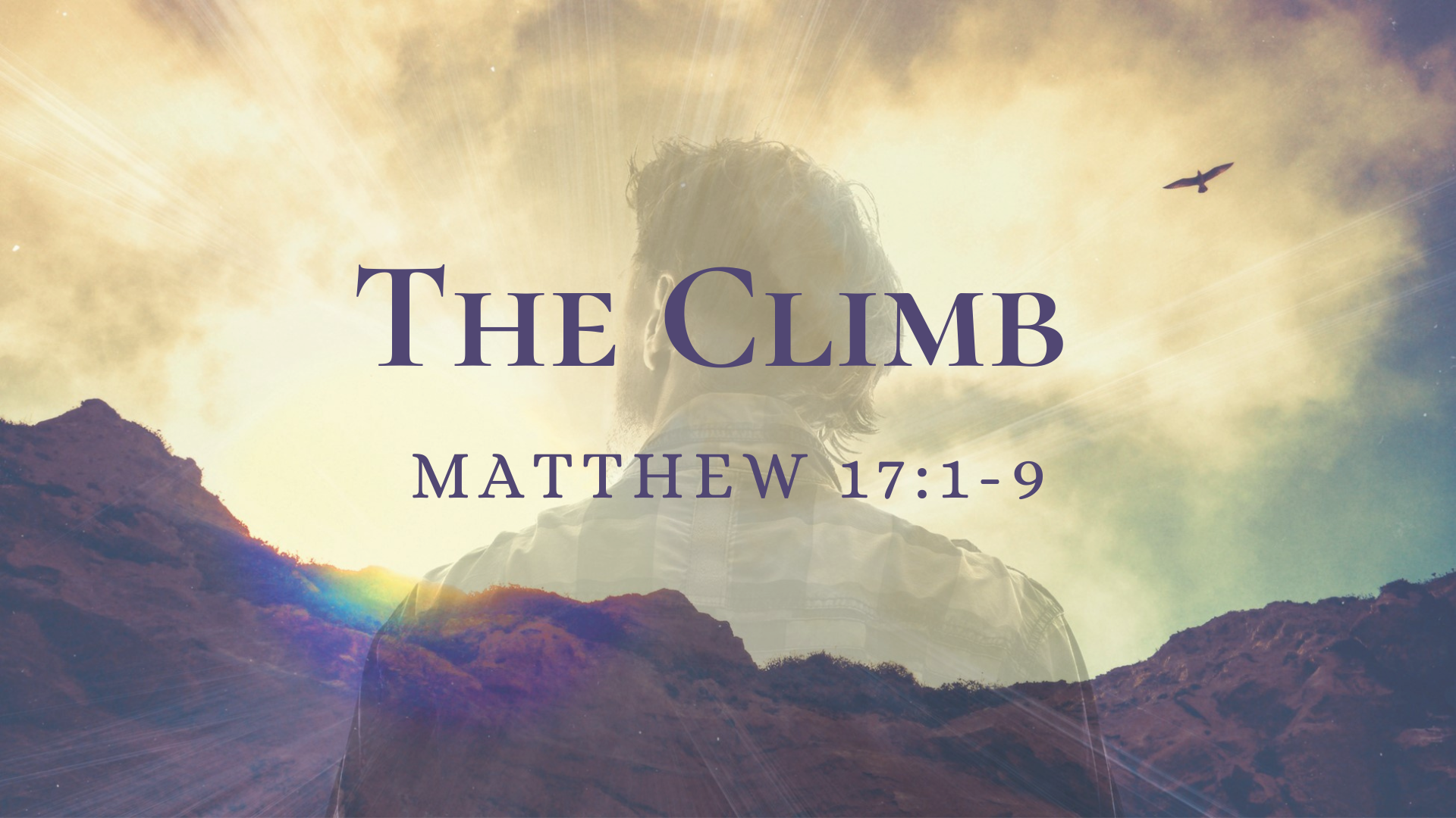 Title slide for The Climb