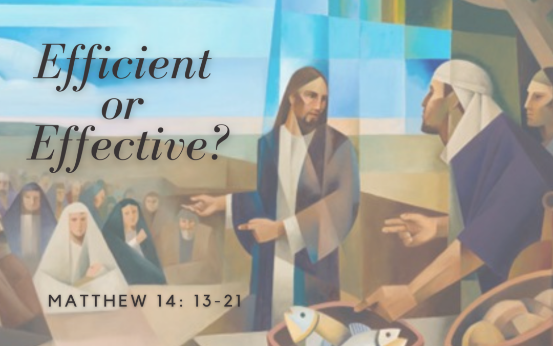 Efficient or Effective?