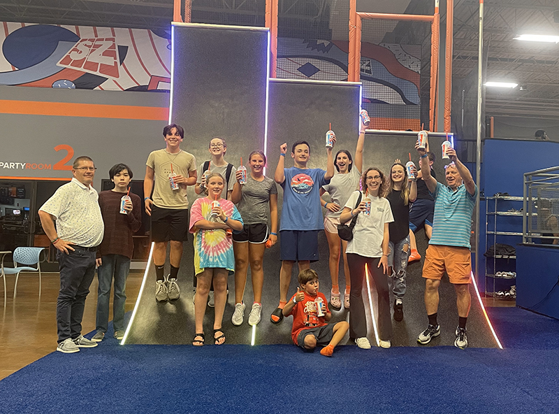 HRBC students having fun on an outing